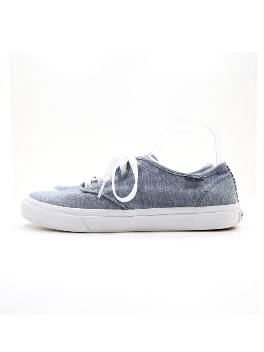Vans Camden Blue Cotton Low Top Sneakers - Women's 10